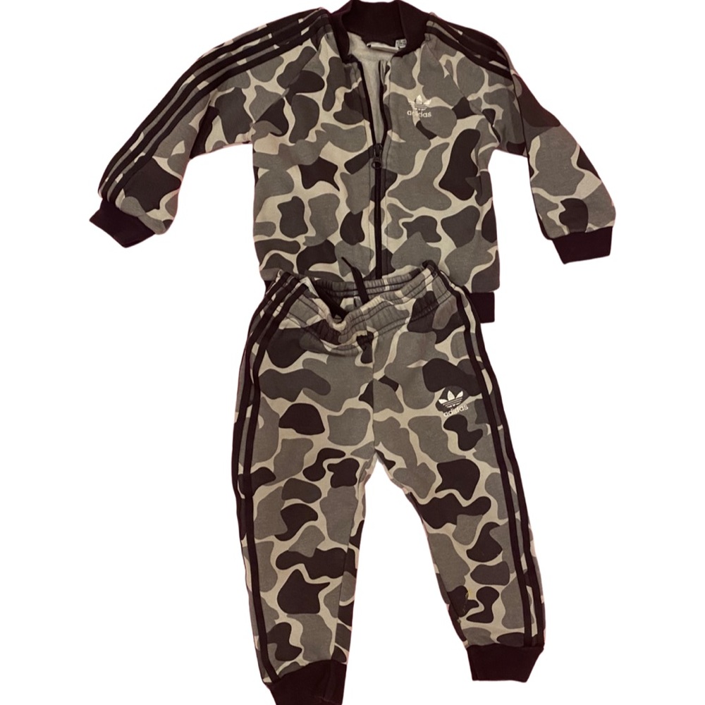 Adidas toddler fleece suit